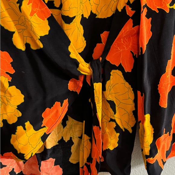 Top Shop Floral Blouse size 8 like new - Picture 9 of 11